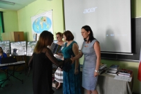 Wręczanie nagród najlepszym uczniom
